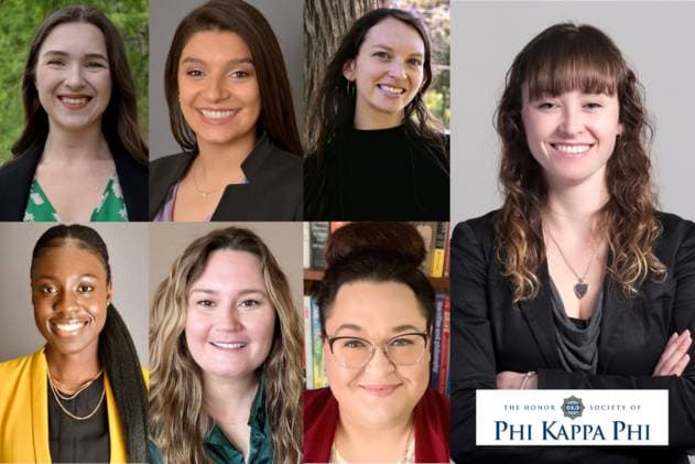 7 nghiên cứu sinh TXST nhận Giải thưởng Phi Kappa Phi Love of Learning Award