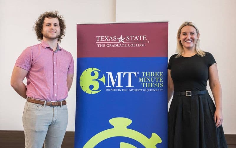 TXST nêu tên những người chiến thắng trong cuộc thi Three-Minute Thesis (3MT®) năm 2023
