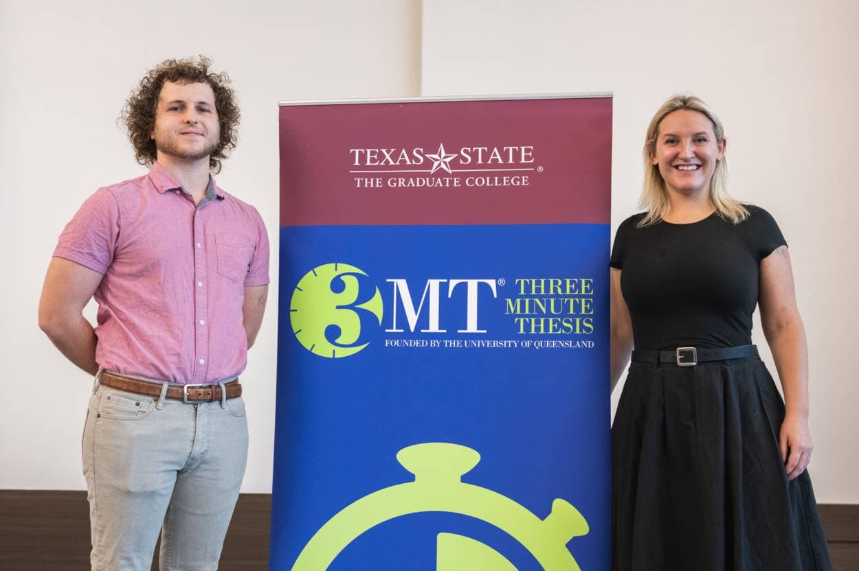 TXST nêu tên những người chiến thắng trong cuộc thi Three-Minute Thesis (3MT®) năm 2023